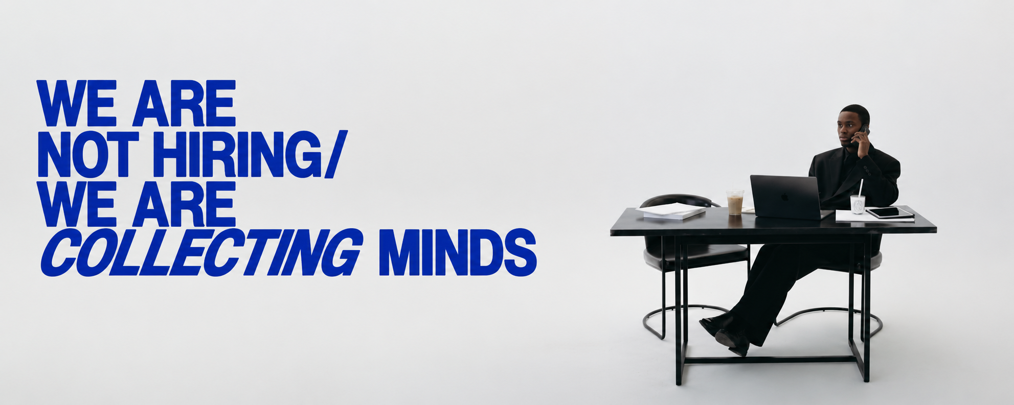 We are not hiring, we are collecting minds — Ratnatech Stahl careers banner